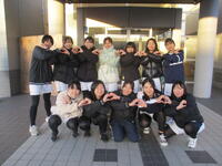 遠軽高校の部員と一緒に